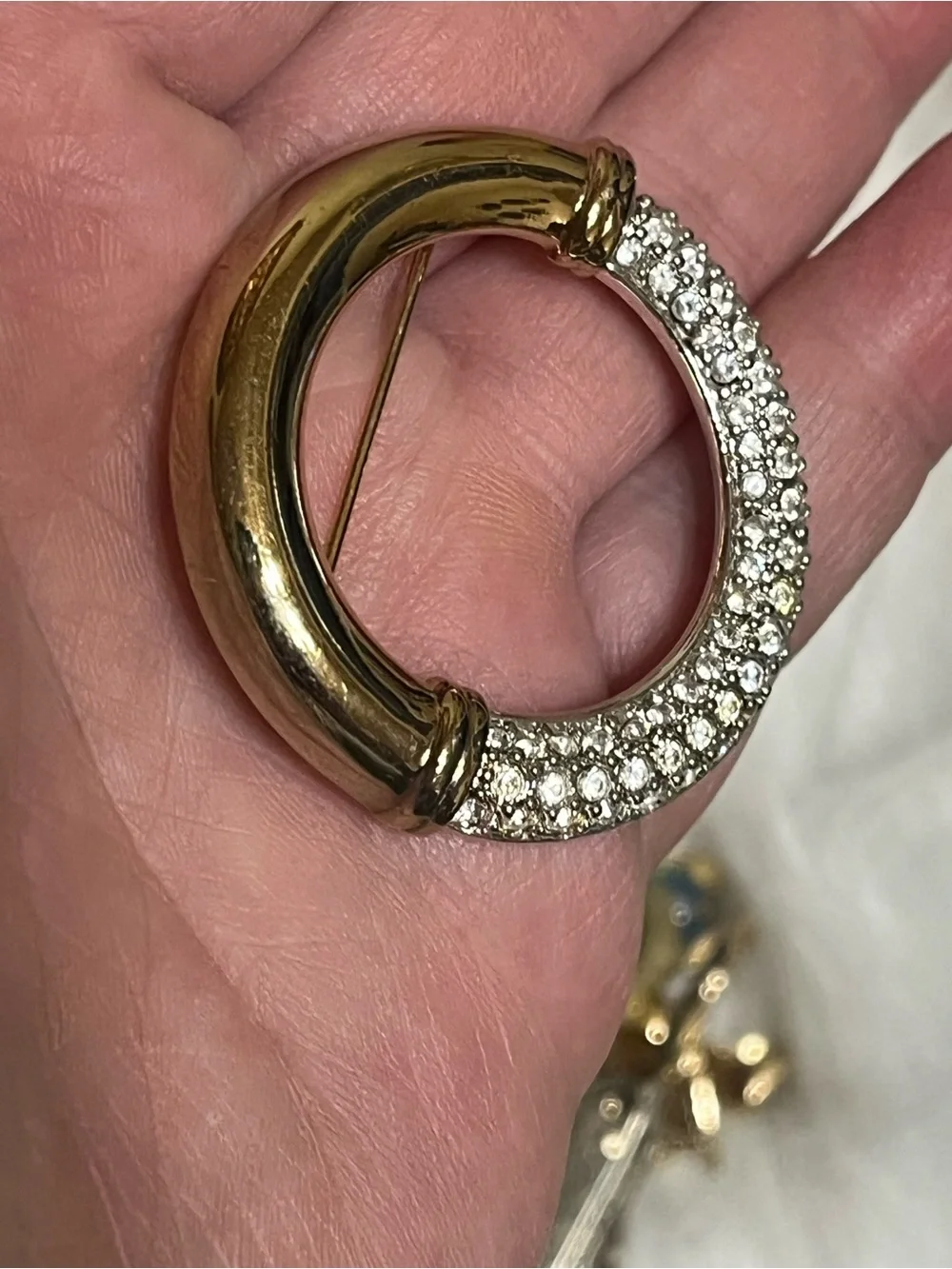 Swarovski Circle Brooch